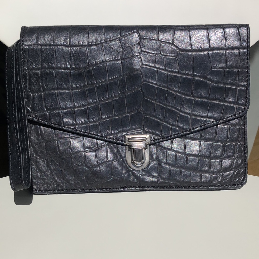 Hakei leather wristlet